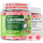 Nextdia L-Glutamine 1200mg Gut and Immune Support Gummies front view packaging
