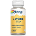 Solaray L-Lysine front view bottle with essential amino acid label