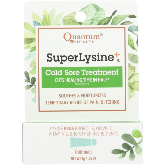 Quantum Health Super Lysine Plus Cream front view tube