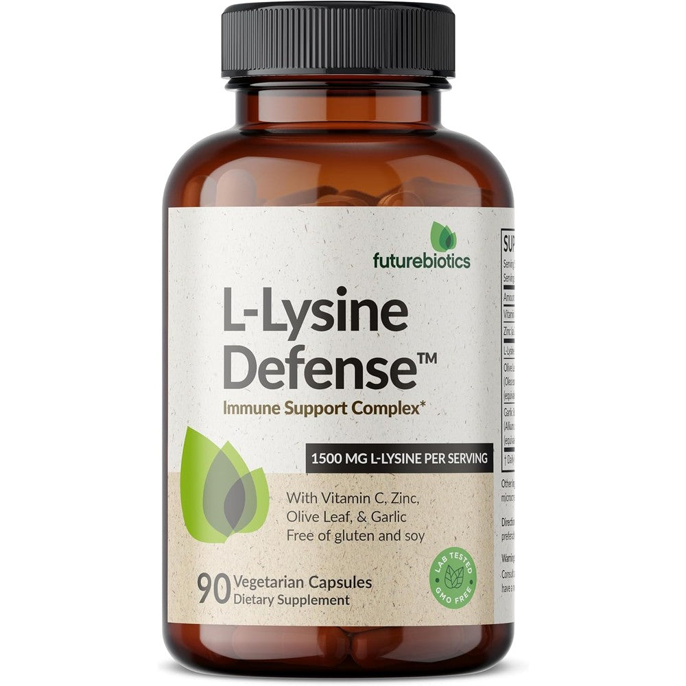 Futurebiotics L-Lysine Defense Immune Support Complex bottle front view