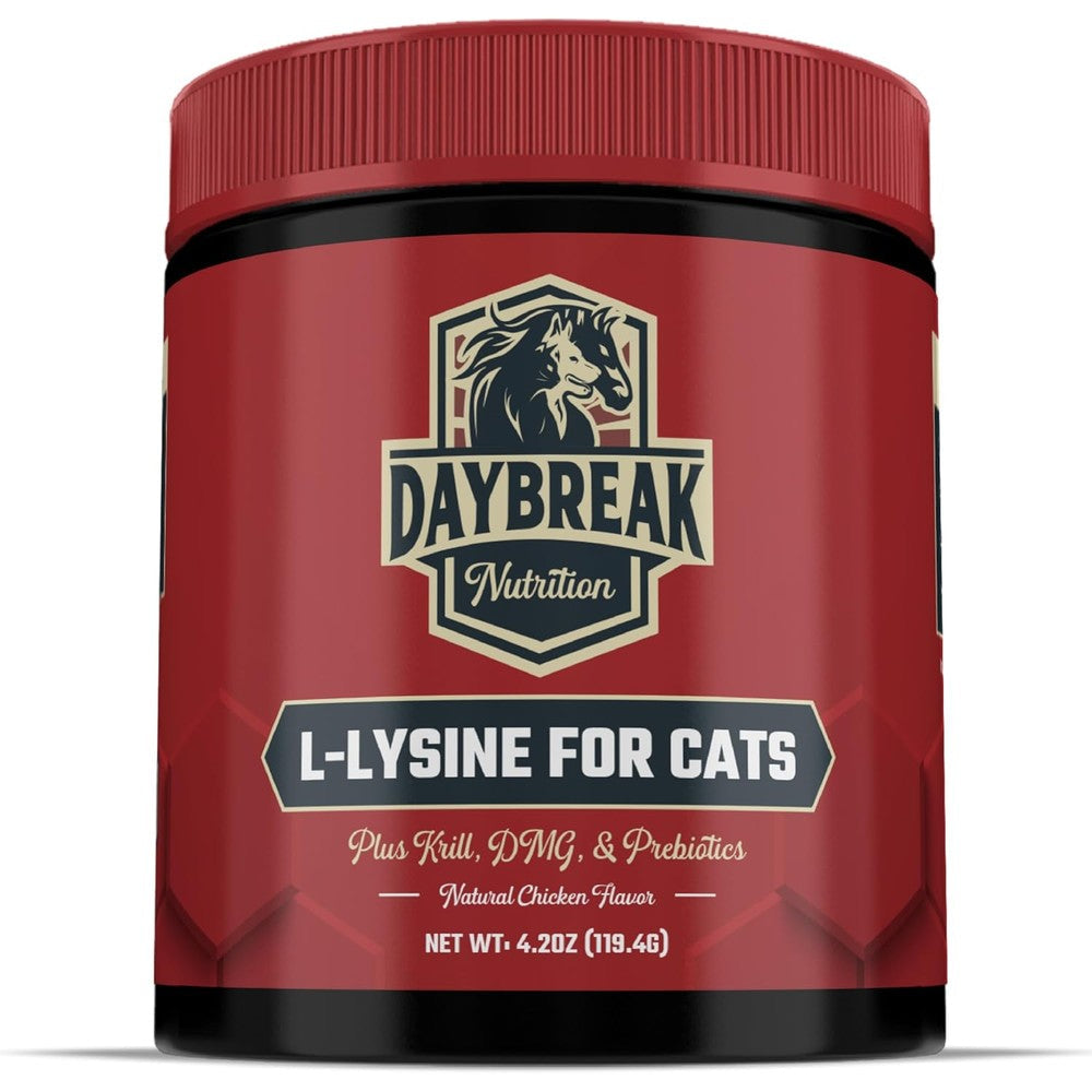 Daybreak Nutrition L-Lysine Powder for cats front view