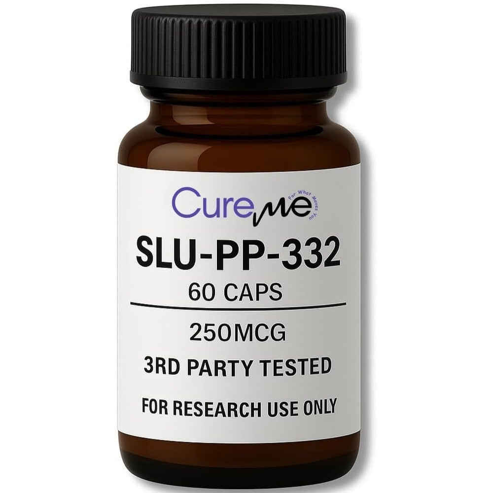 SwissChems Cureme Slu-Pp-332 Capsules front view supplement bottle