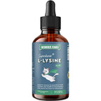 Wonder Paws L-Lysine Cat Supplement front view bottle packaging