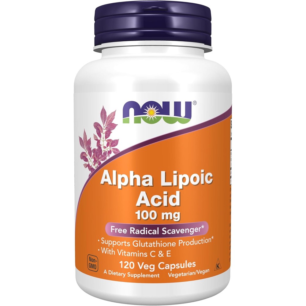 Now Foods Alpha Lipoic Acid 100mg bottle front view