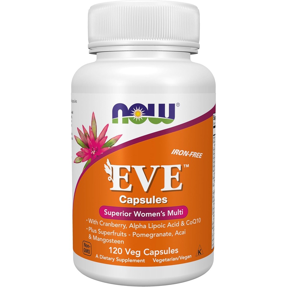 Now Foods Eve Women's Multivitamin 120 capsules bottle front view