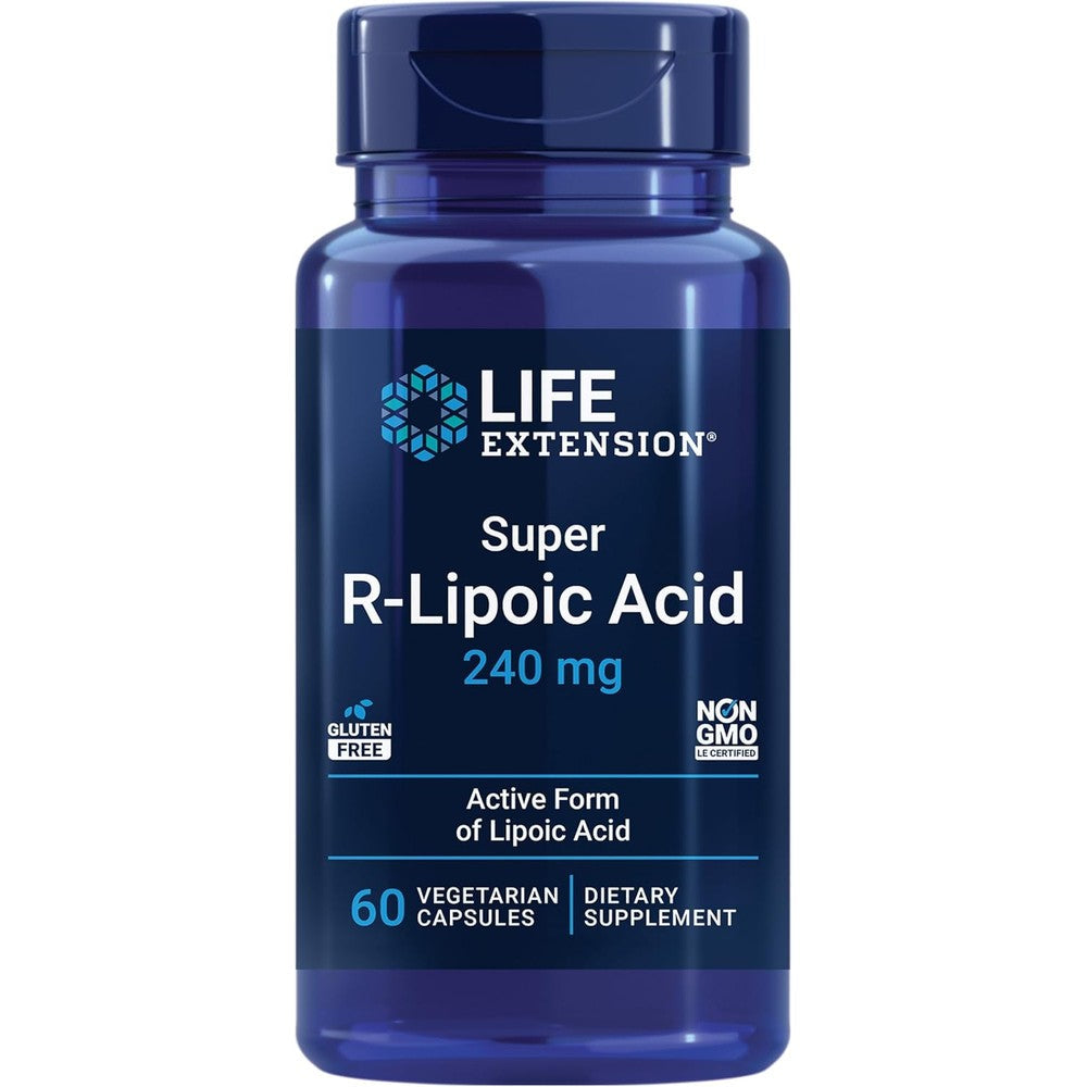 Life Extension Super R-Lipoic Acid 240mg bottle front view