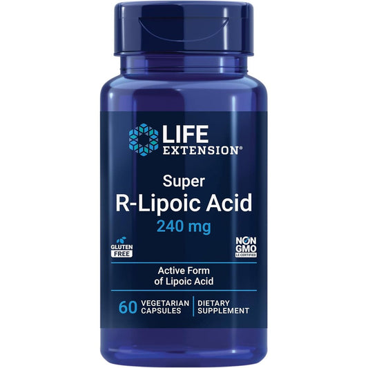 Life Extension Super R-Lipoic Acid 240mg bottle front view