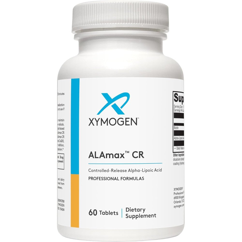 Xymogen Alamax CR 600mg Alpha Lipoic Acid bottle front view