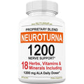 Nuturna Neuropathy Support Supplement front view bottle with 1200 mg ALA label