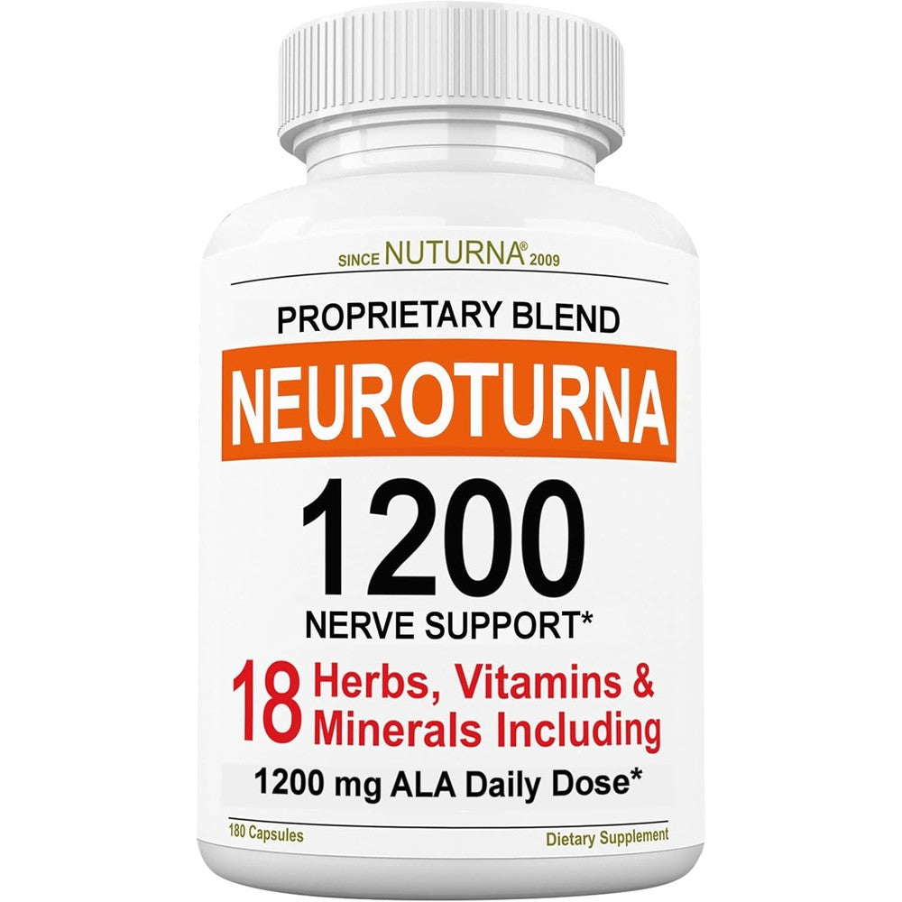 Nuturna Neuropathy Support Supplement 1200mg front view