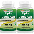 Best Naturals Alpha Lipoic Acid 300 milligrams capsules bottle front view showing brand label and count.
