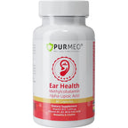 Purmeo tinnitus relief ear health supplement bottle front view