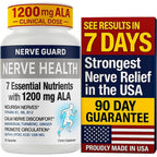 Nuturna nerve relief neuropathy supplement bottle front view
