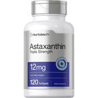 Horbäach Triple Strength Astaxanthin 12mg Softgels front view bottle container