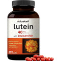 NatureBell lutein and zeaxanthin eye support 360 softgels front view bottle
