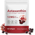 Flasture Astaxanthin 12mg front view packaging with 120 softgels