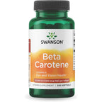 Swanson Beta-Carotene Vitamin A 25000 IU softgels front view bottle