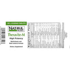 Nat-Rul Health Theravite M high potency multivitamin front view bottle packaging
