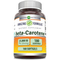 Amazing Nutrition Beta-Carotene softgels front view bottle packaging