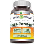 Amazing Nutrition Beta-Carotene softgels front view bottle packaging