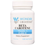 Wonder Laboratories Vitamin A 25000 IU front view bottle supplement