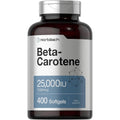 Horbäach Beta Carotene 25000 IU softgels bottle front view