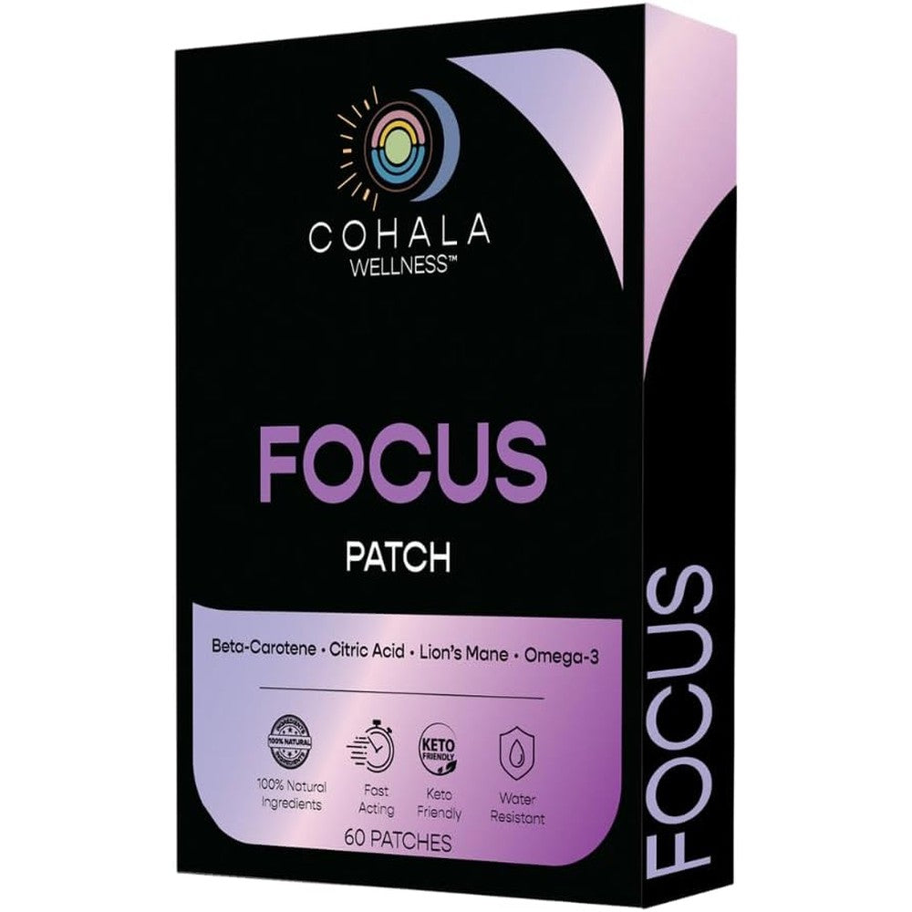 COHALA WELLNESS Focus Patch box front view authentic USA imported supplement