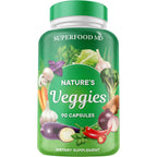 Superfood MD Veggies Supplement front view bottle packaging