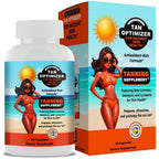 The Swedish Diet Tan Optimizer front view bottle and box packaging