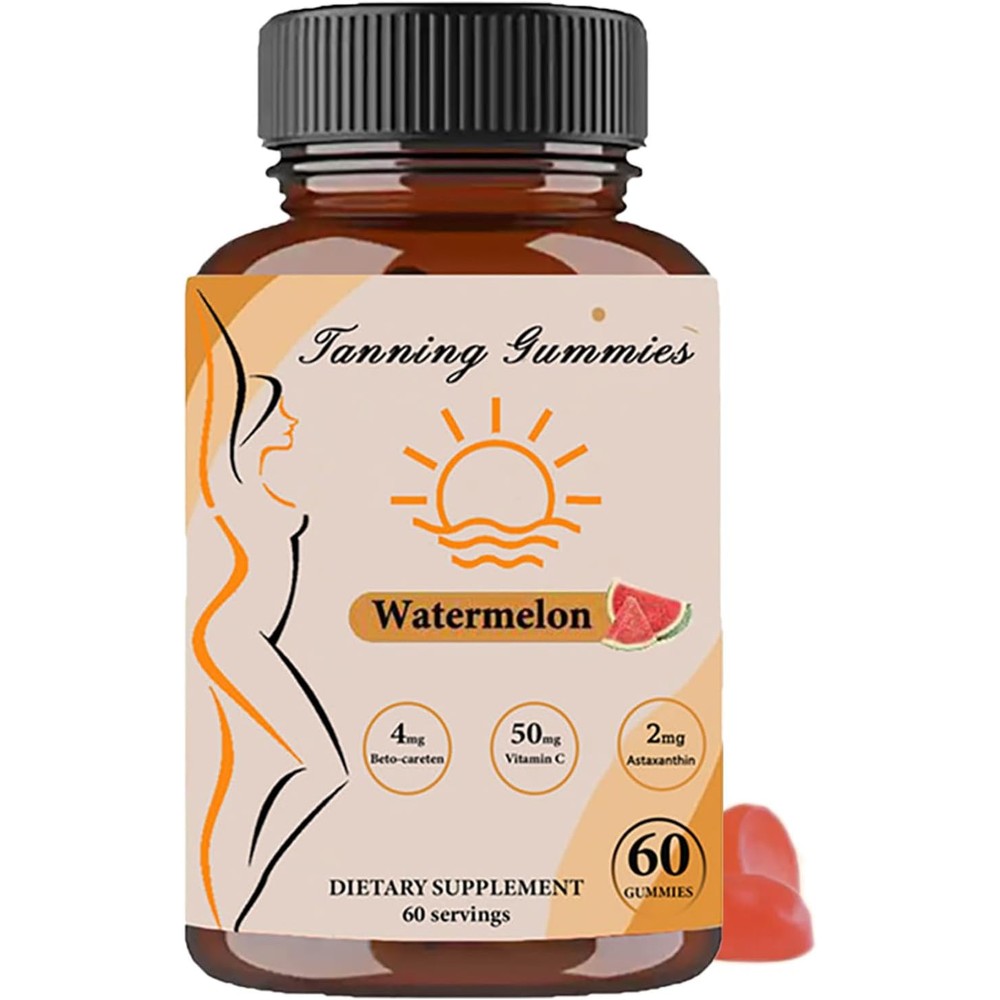 Tuyapio Super Tanning Daily Gummies front view packaging