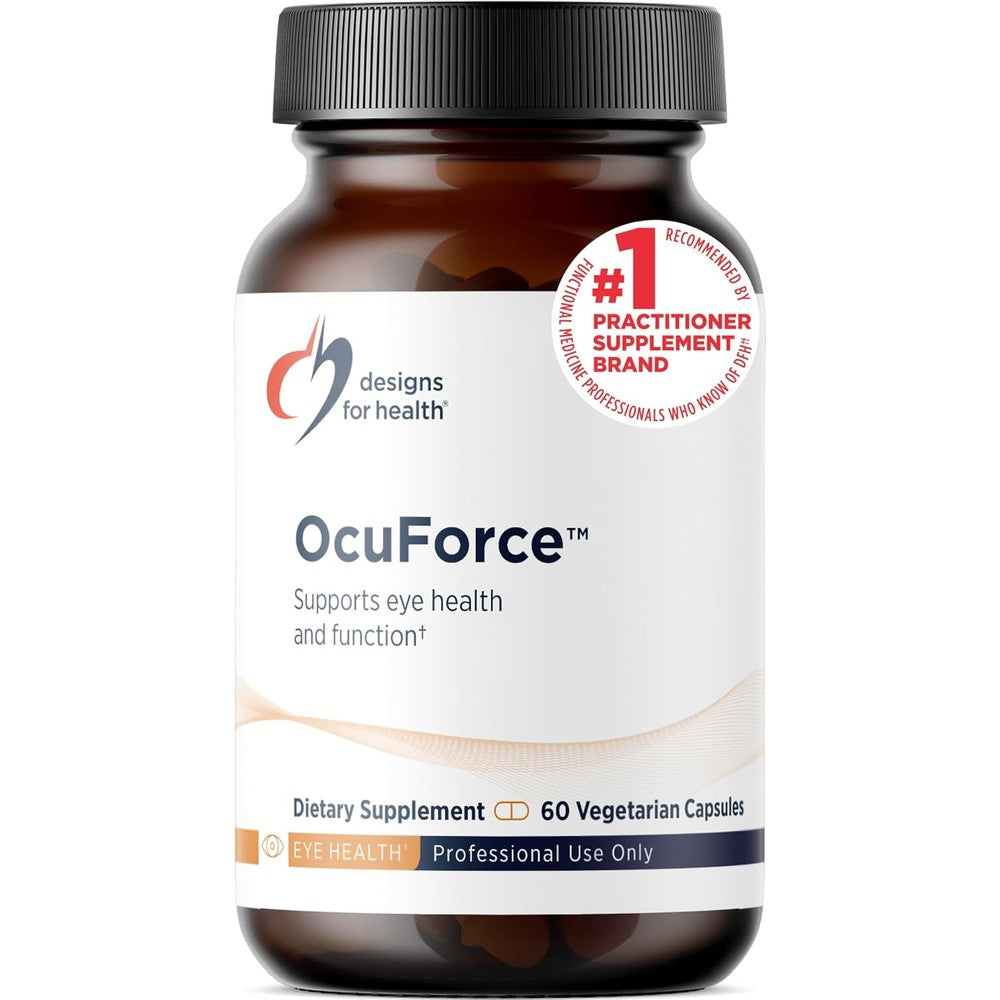 Designs for Health OcuForce eye health support supplement front view