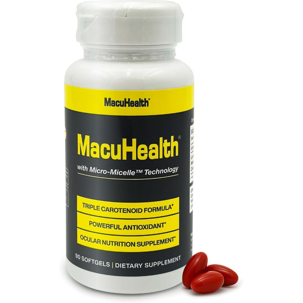 Macuhealth Triple Carotenoid Formula bottle front view