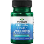 Swanson Ultimate Ocular Antioxidant front view bottle containing 30 softgels