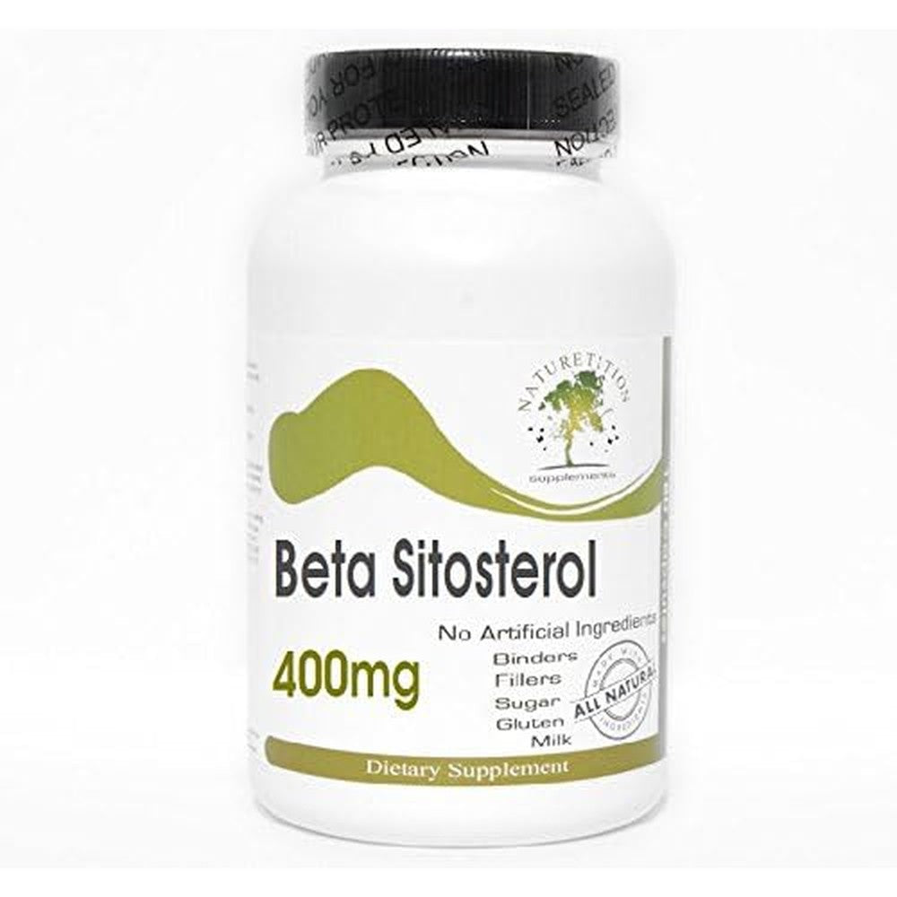 Naturetition Supplements Beta Sitosterol 400 Milligrams 180 Capsules Plant Based Heart And Prostate Health Support Formula - Image 1