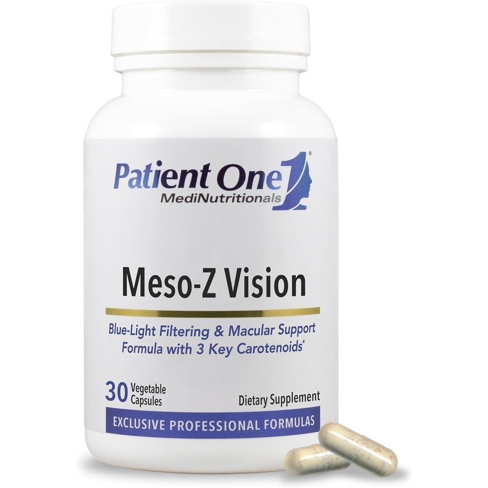Patient One Meso-Z Vision eye health supplement bottle front view