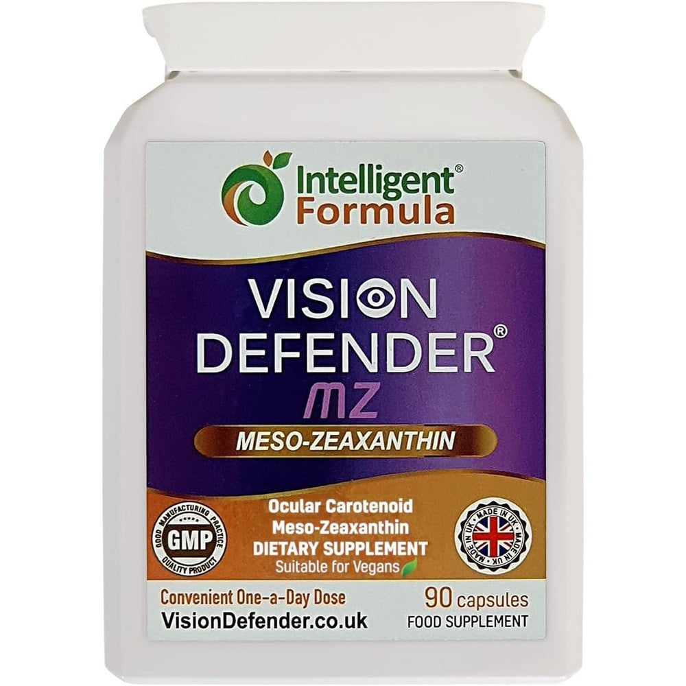 Vision Defender Meso Zeaxanthin supplement bottle front view
