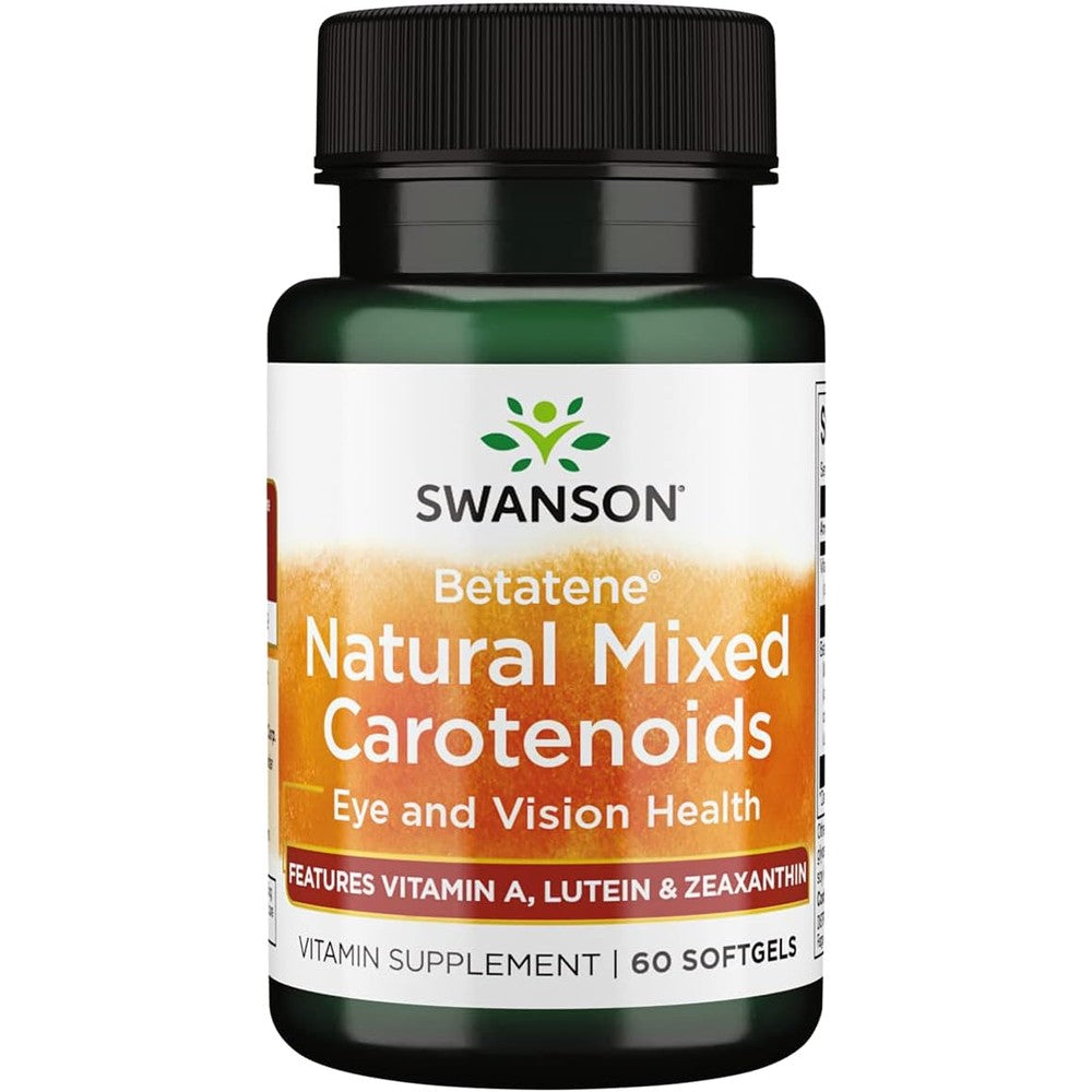 Swanson Betatene Natural Mixed Carotenoids front of bottle