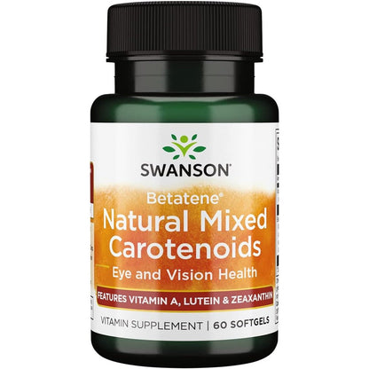 Swanson Betatene Natural Mixed Carotenoids front of bottle