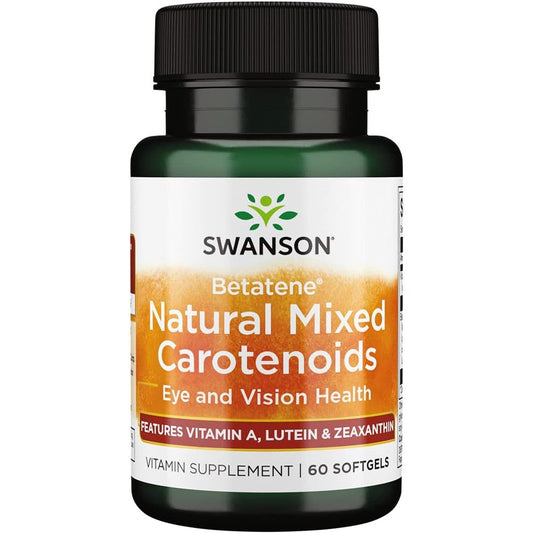 Swanson Betatene Natural Mixed Carotenoids front of bottle