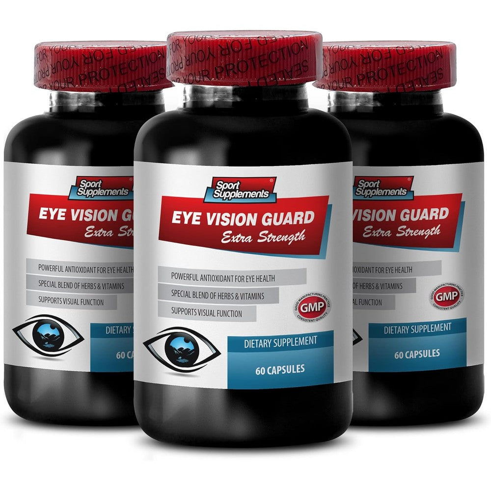 Sport Supplements Eye Vision Guard front bottle view for eye health