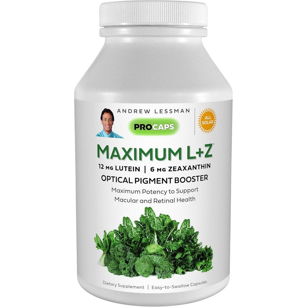 Andrew Lessman Maximum L+Z 120 softgels bottle front view