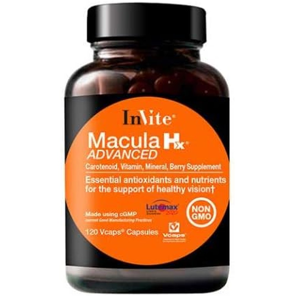 Invite Health Macula Hx Advanced vision support supplement bottle front view