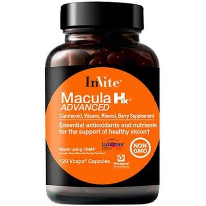 Invite Health Macula Hx Advanced vision support supplement bottle front view