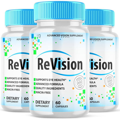 S.O Labs Revision Advanced Vision 2.0 eye supplement bottle front view
