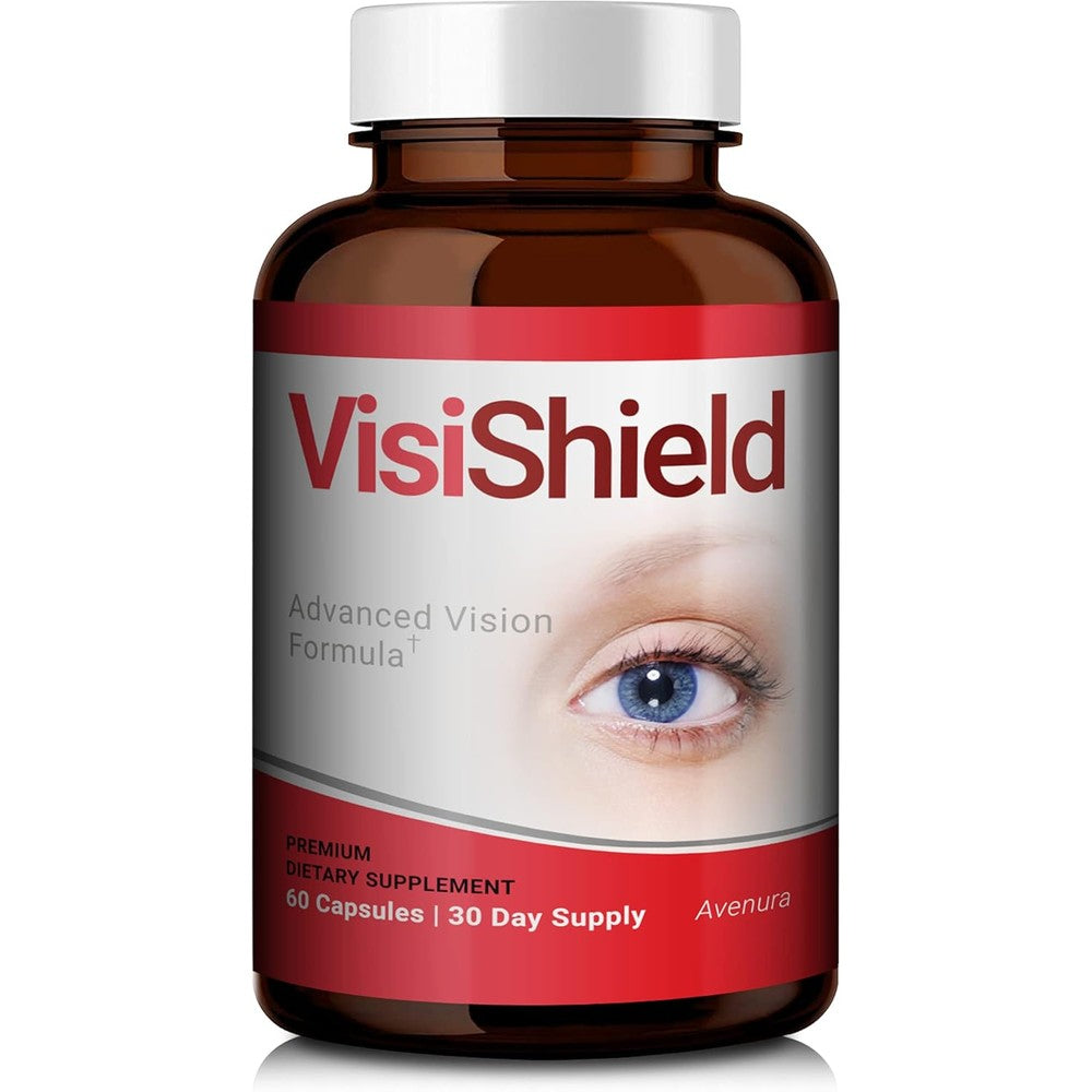 Ideal Performance VisiShield Advanced vision support capsules front view bottle