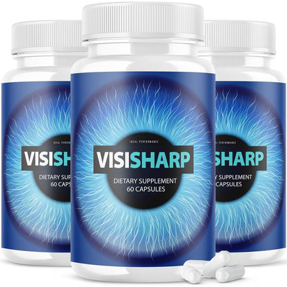 Ideal Performance Visisharp Advanced Eye Health Formula front view bottle