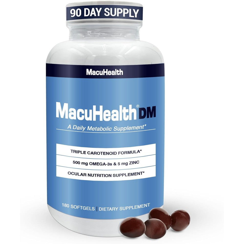 MacuHealth Daily Metabolic Triple Carotenoids front view bottle