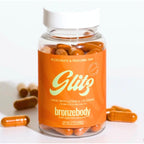 Bronzebody Glitz daily sun prep supplement bottle front view