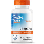 Doctor's Best Ubiquinol 100 mg front view bottle packaging