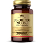 Solgar Ubiquinol 200 mg softgels bottle front view